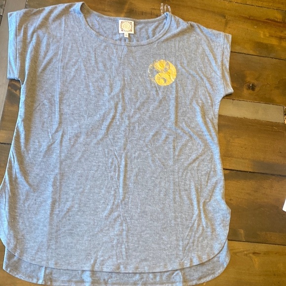 Truself gray ying yang golden graphic tee size L - Picture 3 of 8
